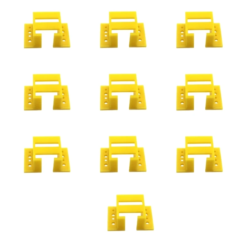 130/180 Motor Support Set in ABS, 10 Pack for Small Drive Builds with Two Screw Fit Choice and DIY Project Use high quality