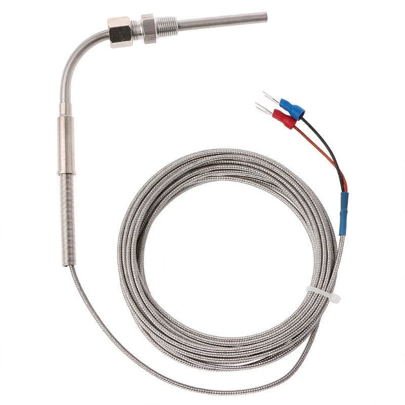 -100 ~ 1250 °C Sensores de temperatura EGT de acero inoxidable Termopar Tipo K para sonda de temperatura de gases de escape del