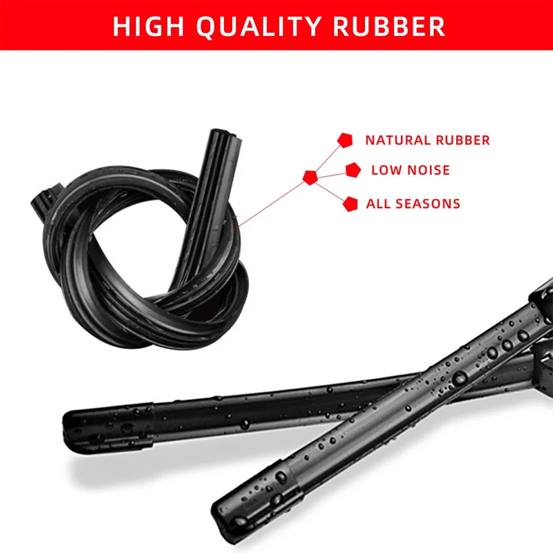 For Chevrolet Silverado GMC Sierra MK 2 07 -13 car windshield front/rear wipers, silent wiper blades,car blade brush accessories