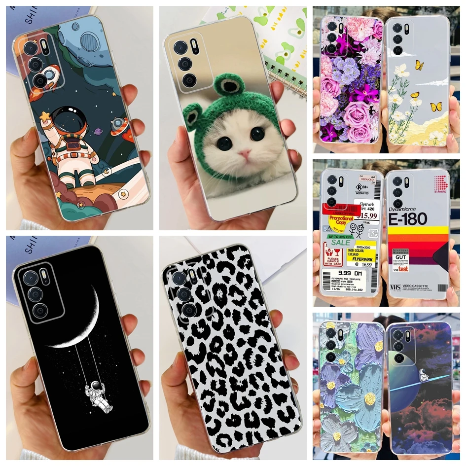 Para Oppo A16s funda CPH2271 funda para Oppo A16 A16s Fundas de silicona funda de teléfono suave para OPPO A54S CPH2273 A16 CPH2269 A 16 S Capa