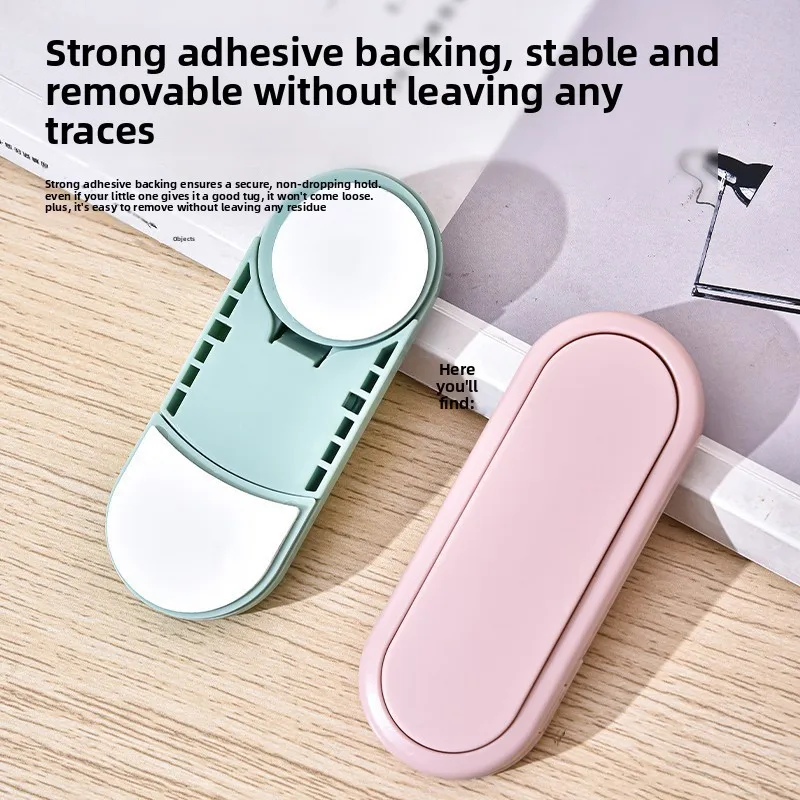 أقفال درج الثلاجة الواقية للأطفال، قفل يدوي مضاد للقرصة للأطفال، أقفال أمان متعددة الوظائف، قفل باب خزانة الخزانة #1