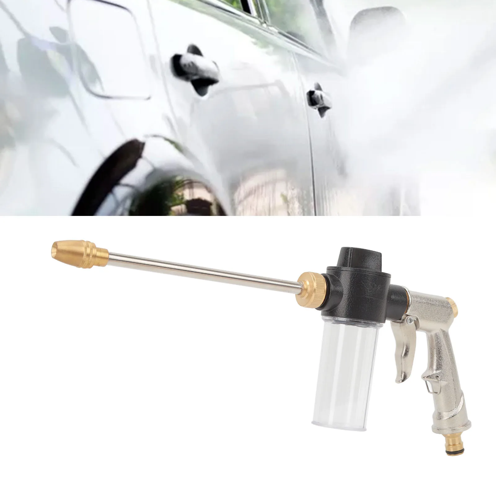 

Car Wash Water Sprayer Car Wash Foam sprayer Car Wash Water Sprayer Long Rod Car Cleaning Foam Sprayer Household for Car Washing