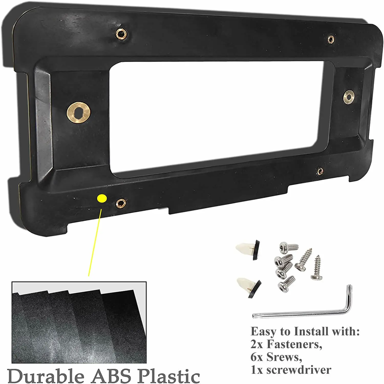 Black US Standard Rear License Plate Base Mount Bracket For BMW 3 5 7 Series X1 X3 X4 X5 License Frame Holder 51187160607