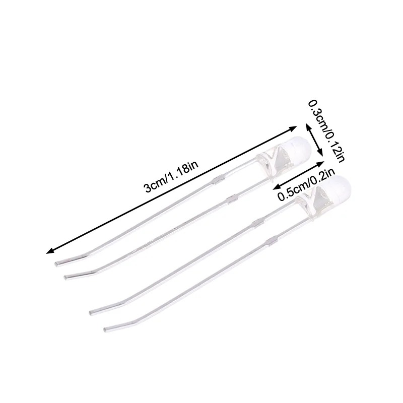 1000pcs 3mm LED Diode F3 Assorted Kit Ultra Light Bright Blue Light Emitting Diode DIY Light Emitting Diode