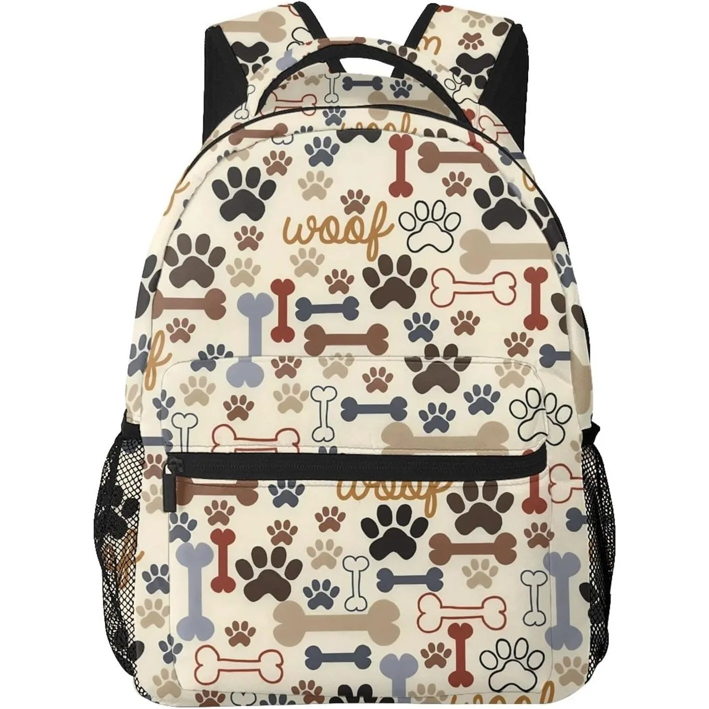 

Забавный винтажный рюкзак с принтом собачьей лапы для школы, сумки для ноутбука, сумка для книг, большой повседневный рюкзак для студентов, девочек, мальчиков, детей, подростков