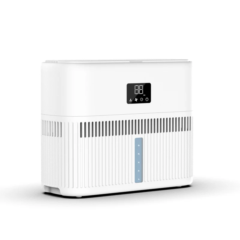 Smart Sensor 5 L Elektrischer Verdunstungsbefeuchter, Großer 500 ml/h Leistung Ionisator und Feuchtigkeitserkennung - Für Zuhause oder Büro