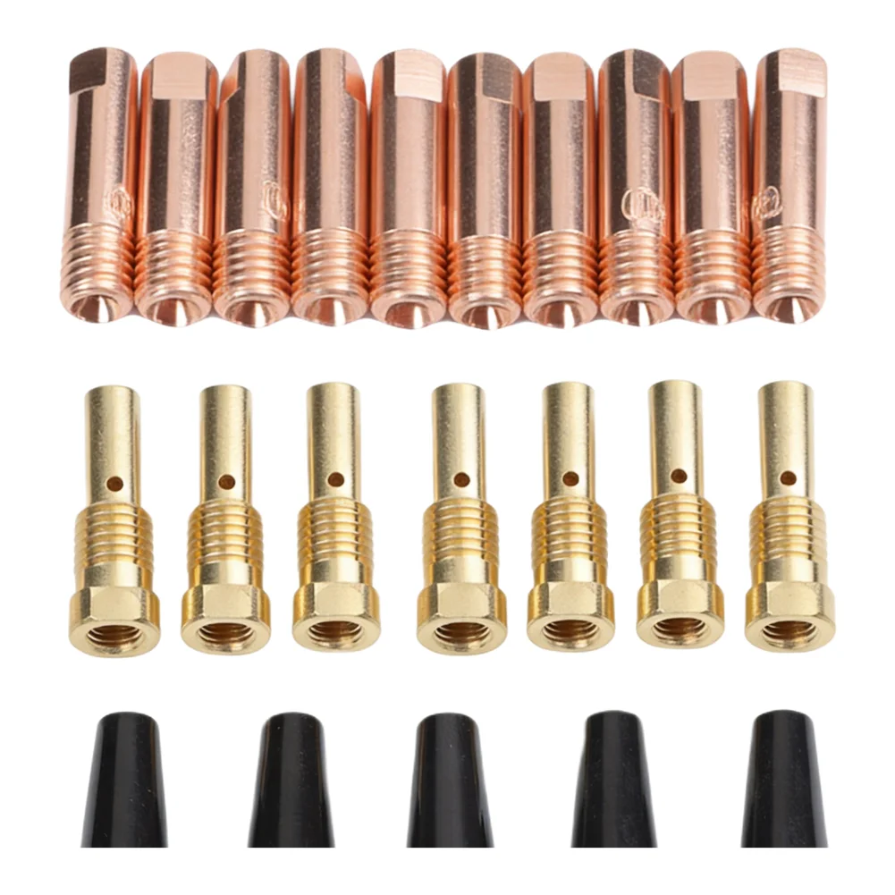 Welding Applications Gasless Nozzle Tips Contact Tips 0.030 Inch 0.8mm Reliable Performance Standard Size Compatible With AK14