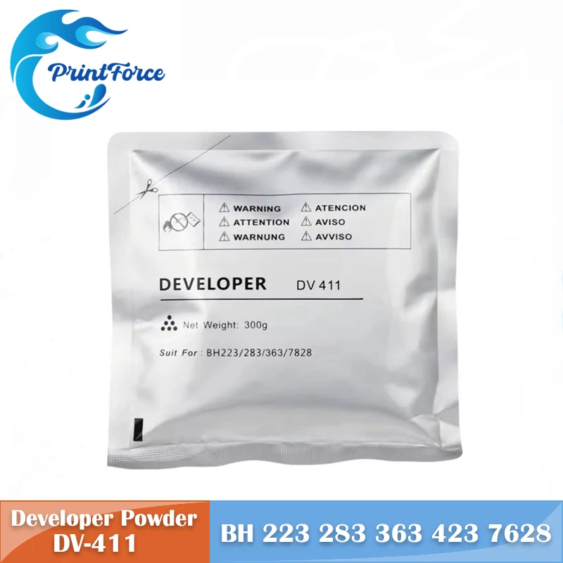 

DV411 DV-411 Developer Iron Powder for Konica Minolta Bizhub BH 223 283 363 423 7628 7728 7828 36 42 AD289 AD369 BH223 BH283
