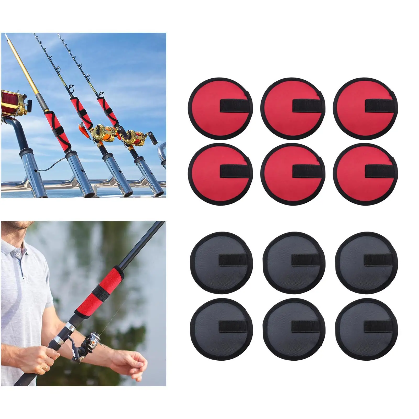 

6Pcs Fishing Lure Gloves Lure Covers for Freshwater Fishing Hook Organizer Portable Outdoor Fishing Gear Protectors for Outdoor