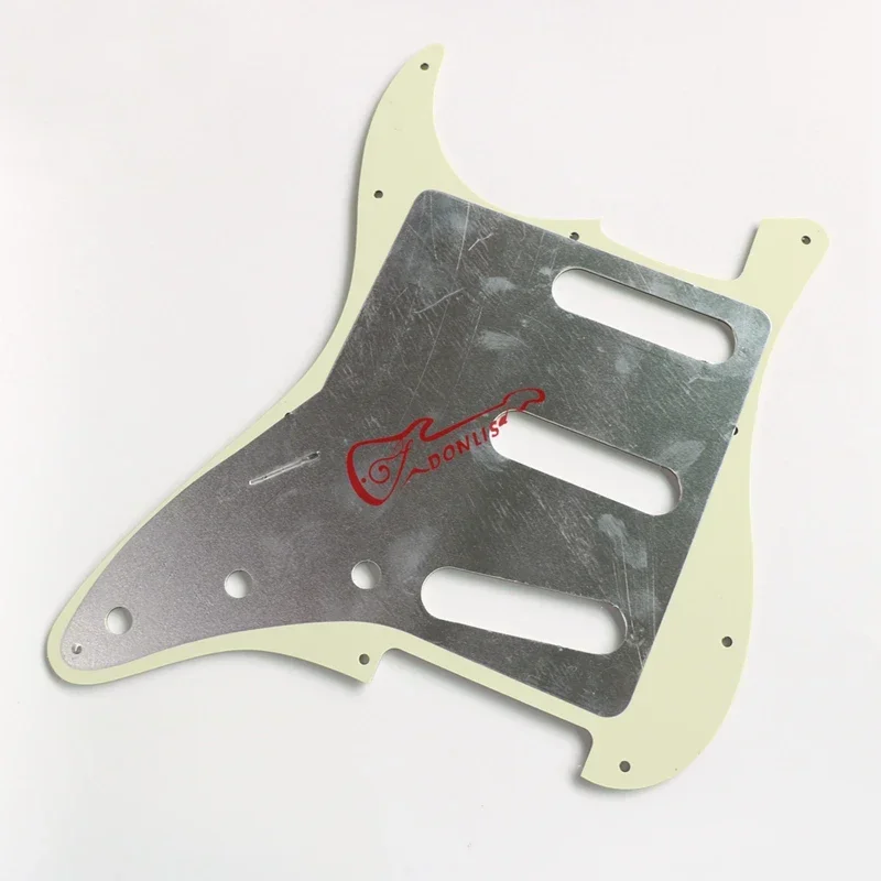 Donlis-Vintage SSS سميكة النعناع الأخضر ST الغيتار Pickguard ، 52 ، 11 ثقوب المسمار countered