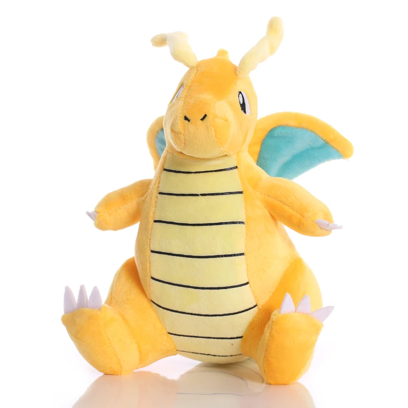 20cm Dragonite 플러시 장난감 포켓몬 피카추 Squirtle bulbasoo Charmander Gengar Eevee Dragonite 봉제 인형, 어린이 선물