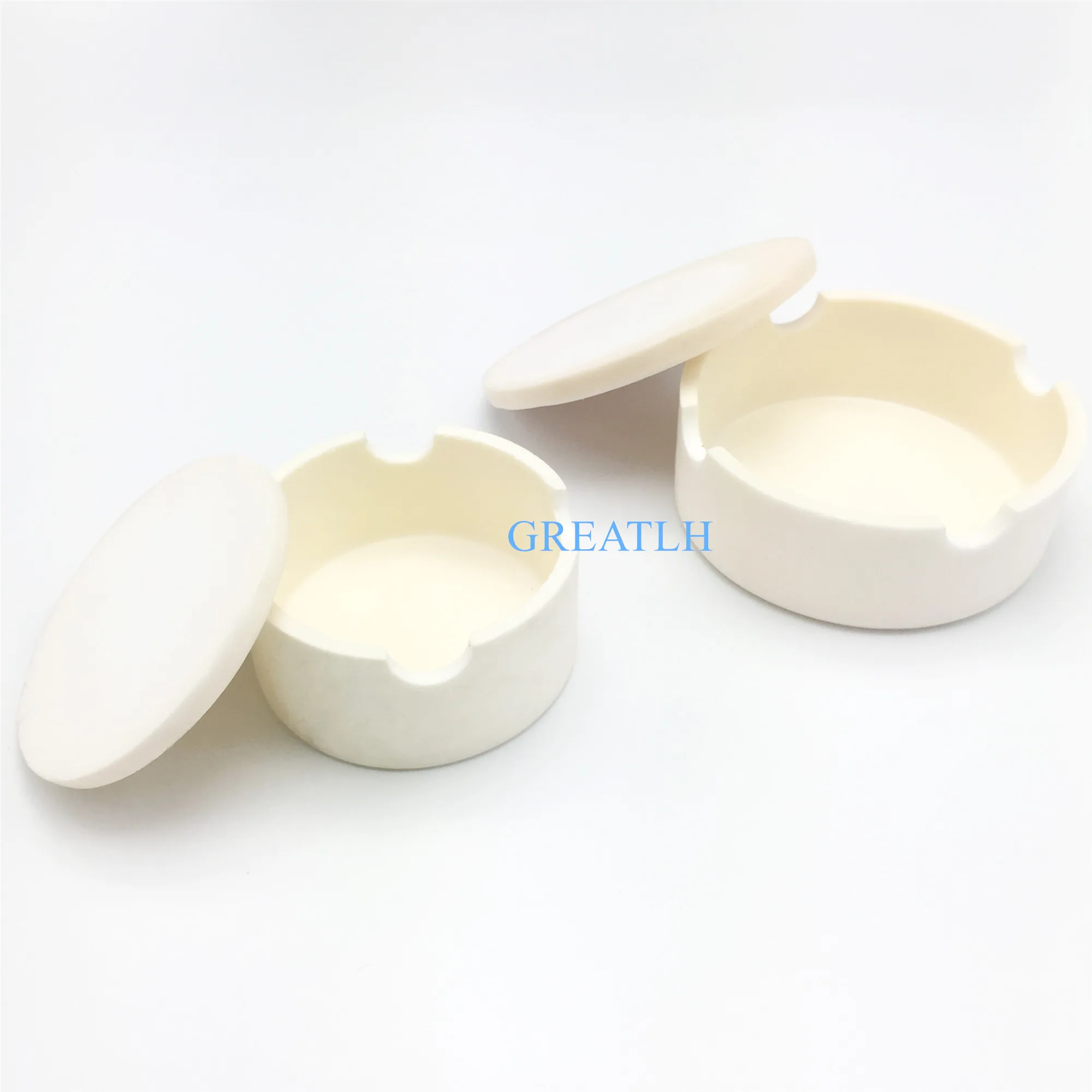 1pcs Dental Zirconia Crowns Sintered Crucible Round Shaped CAD Crucible with Cover Dental Lab Supplies 2 Types Optional