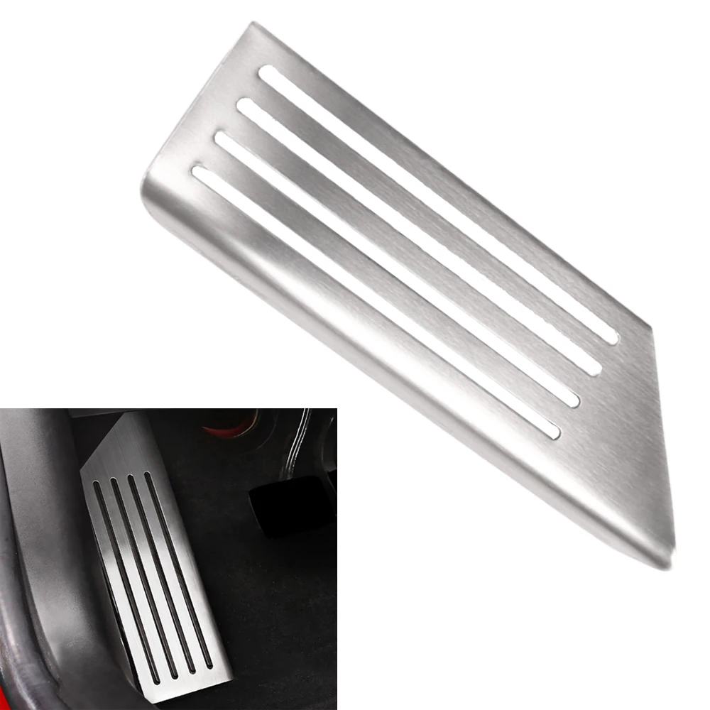 

1PCS Stainless Steel Foot Rest Dead Pedal Cover Left Side Fit for Tesla Model 3/Y 2017 2018 2019 2020 2021 2022 2023