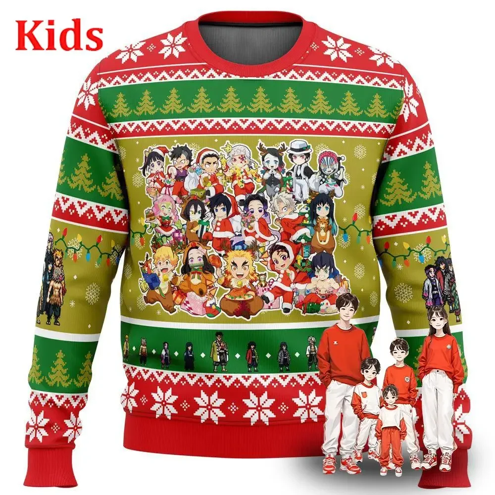 Sweat-shirt à motif de Noël drôle pour garçons, pull de cosplay du père Noël, sweat à capuche ras du cou, à la mode, 2025