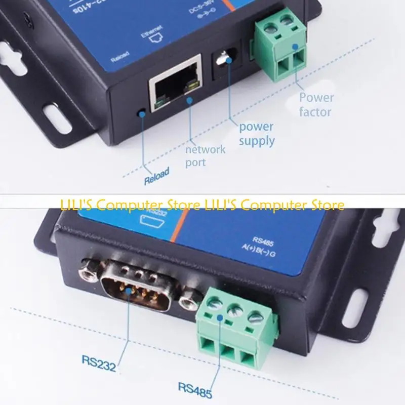 

A52B Serial Device Server RS485 & RS232 To Ethernet Server USR-TCP232-410s DNS DHCP