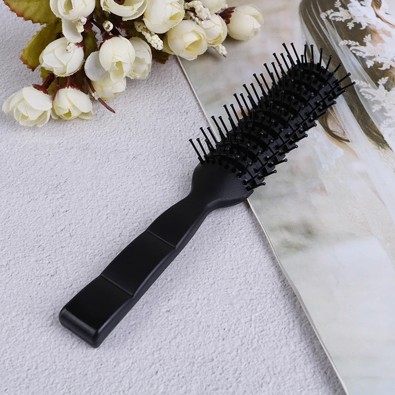 

NEW 1PC Men Plastic Vent Hair Brush Comb Anti-Static, Massage Hair Care Ribs Comb 19.2cm * 2.3cm/7.56*0.9in