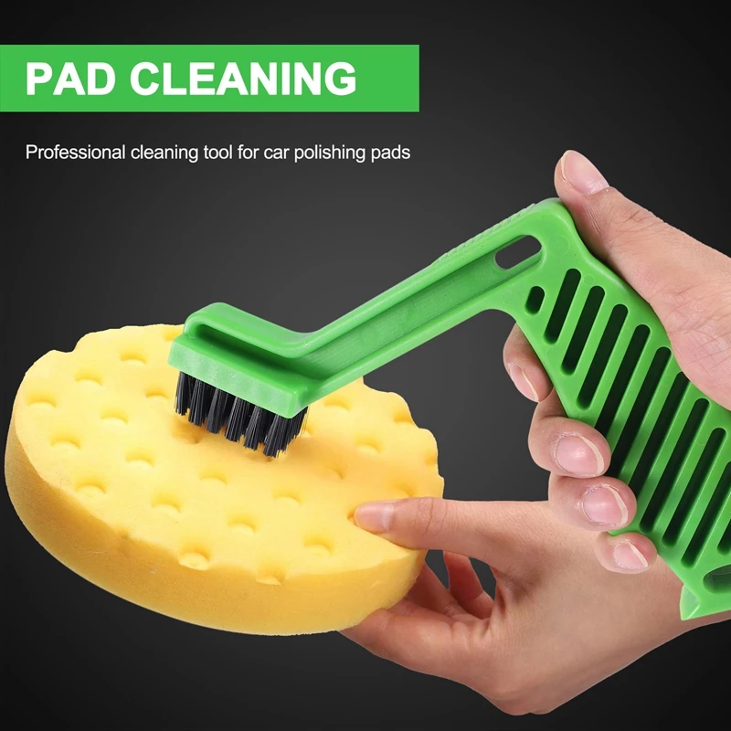 Polishing Pad Conditioning Brush Polishing Spur Tools Set Pad Cleaning Spur Tool Pad Brush Car Buffing Pad Cleaning