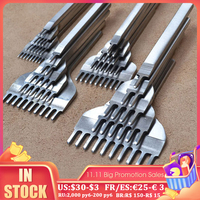 4 5 6 mm Spacing leather hole punches DIY Hand Perforated Round Stitching Punch Tools Hole Cut Leather Punching Tool Dropship