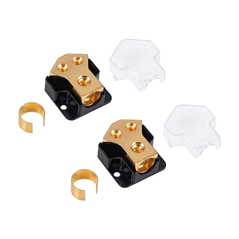 

Калибр 0/2/4, измерительный блок 4/8/10, 2-полосный усилитель, медный блок распределения питания для автомобильного аудиоразветвителя, разъем аккумулятора