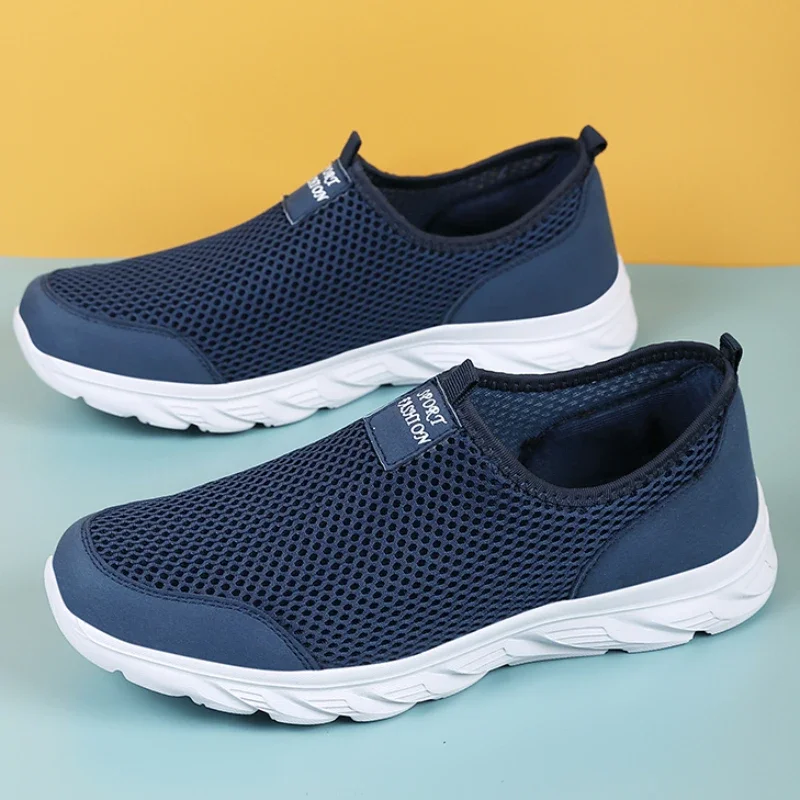 YRZL, zapatos deportivos informales de verano para hombre, zapatillas ligeras de malla transpirable, zapatos para correr de alta calidad, calzado cómodo para hombre