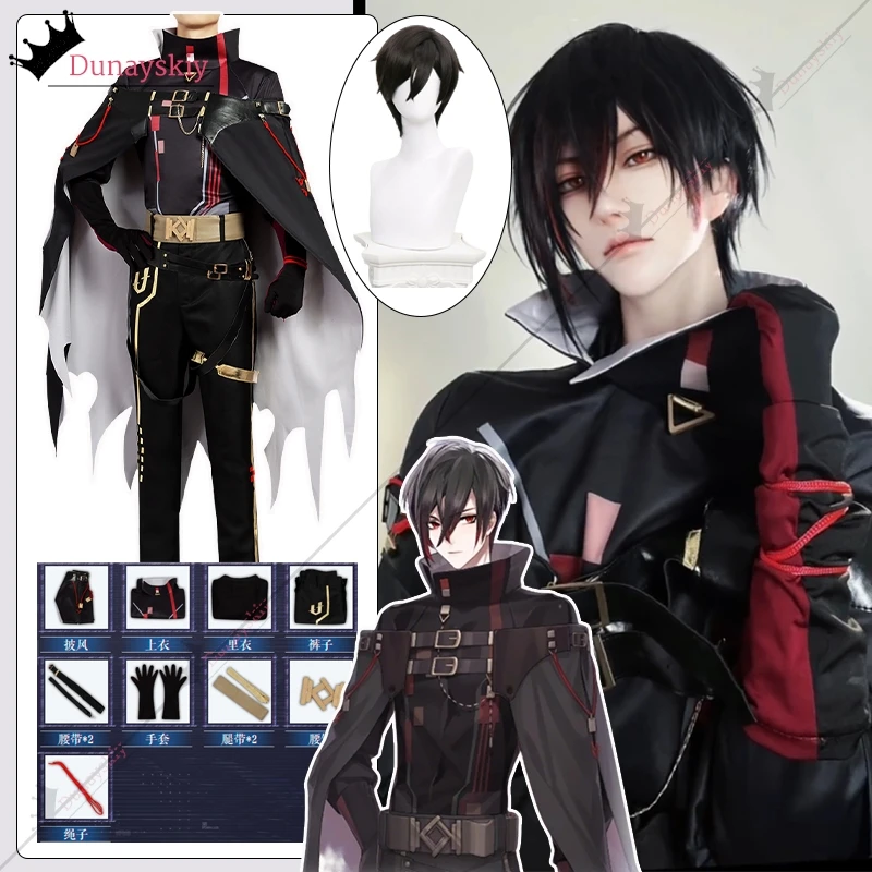 

Ayn Cosplay Game Lovebrush Chronicles Customize Medieval knight's Cape men's Suit Anime Ayn Role-playing Wig Suits Uniform S-2XL