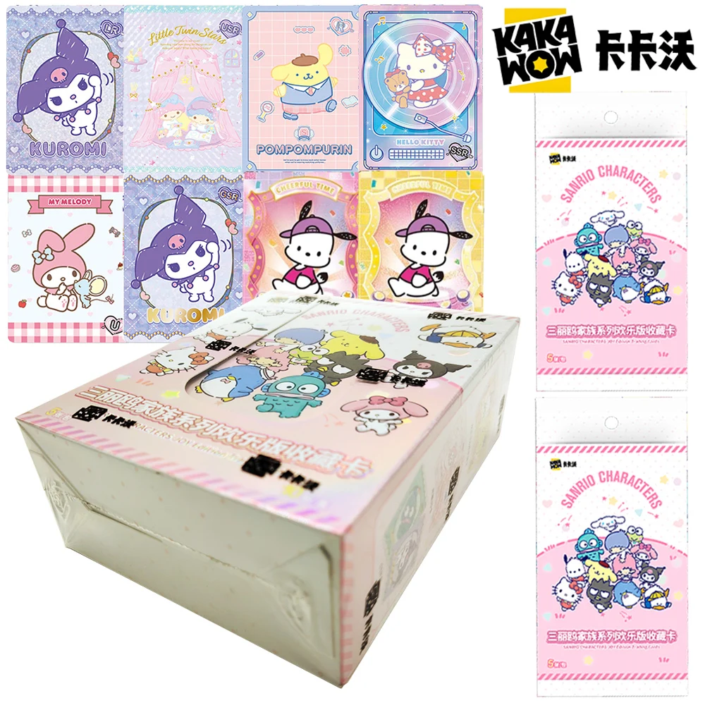 

New Original Kakawow Sanrio Cartoon Collection Card Healing Warm Star Family Creative Joyful Card Toys Boys Girls Hobbies Gifts