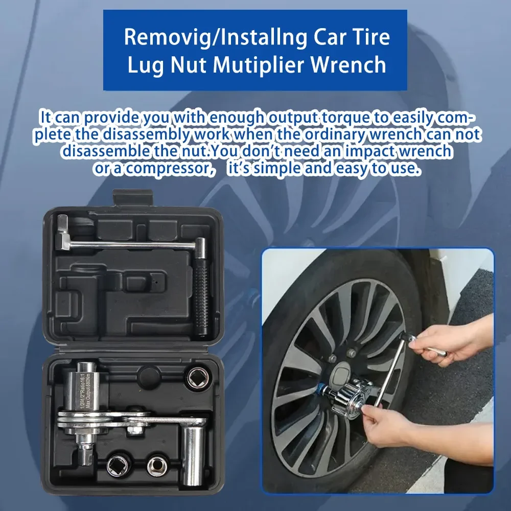 1 комплект, 1/2 дюйма, 17 мм, 19 мм, 21 мм, торсионный динамометрический гаечный ключ, инструмент для снятия гайки, наборы инструментов для ремонта автоматической разборки шин