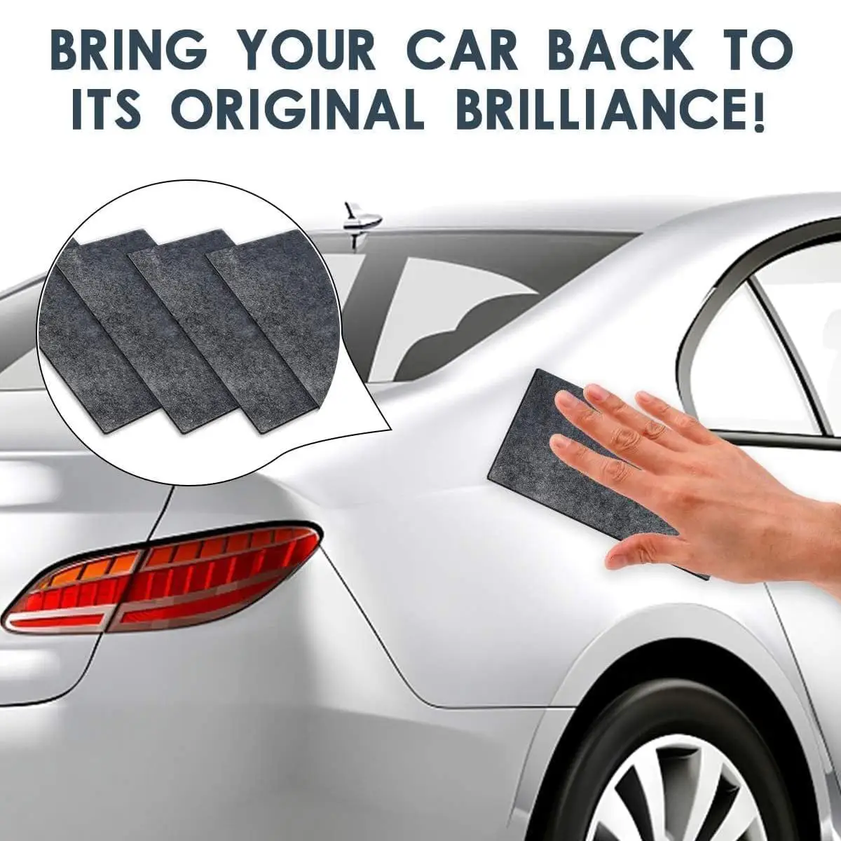 Car Scratch Repair Nano Cloth Sparkle Polishing Cloth Auto Paint Scratch Remover & Cleaning Tool