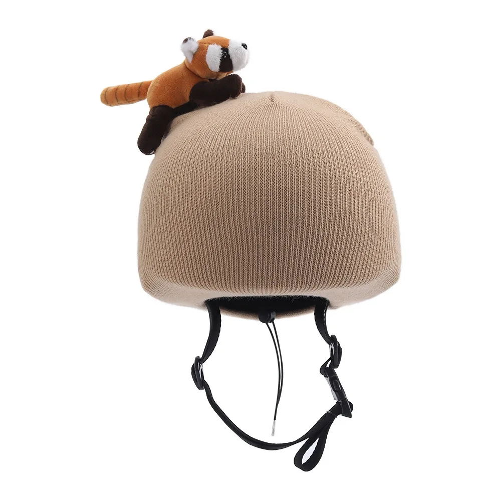 

Warm Ski Helmet Cover Decorative Windproof Fun Knitted Hat Decoration Helmet Accessory Winter Headgear Snowboarding and Skiing