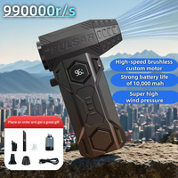 X11Pro Turbo Jet Blower 990000RPM Powerful Air Blower Brushless Motor Turbo Fan Wind Speed 70m/s 10000mAh Souffleur Air Puissant