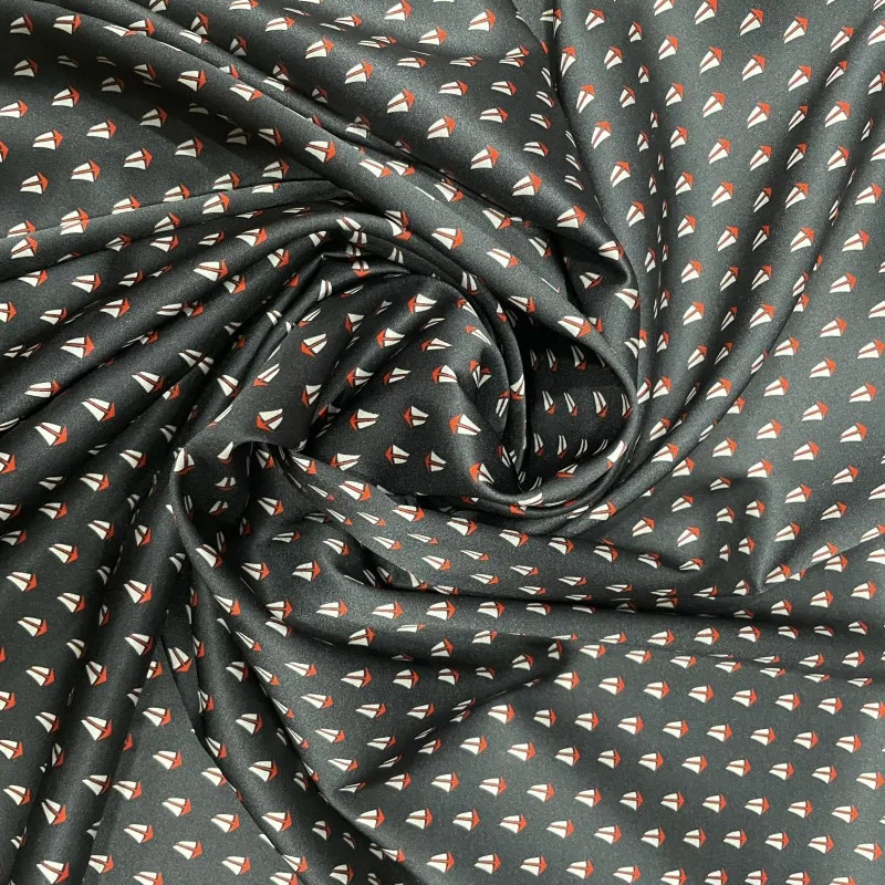 

Ханчжоу из натурального шелка 19momme спандекс атласная ткань Cheongsam с цифровой струйной печатью