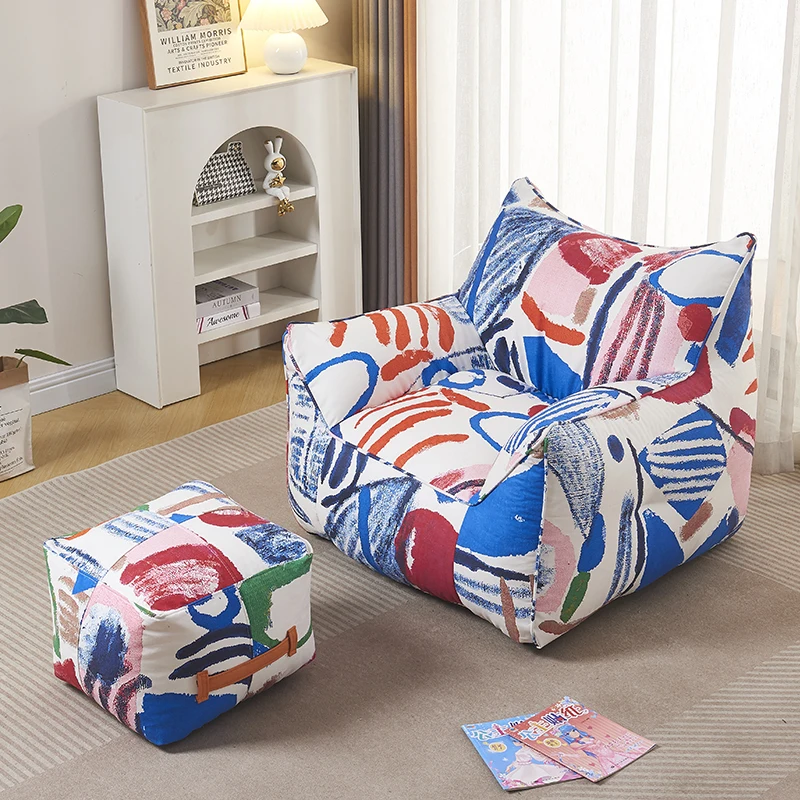 

Balcony Ottoman Sofa Fancy Modern Recliner Single Lazy Sofa New Arrival Small Muebles Para Salas Modernos Home Furniture