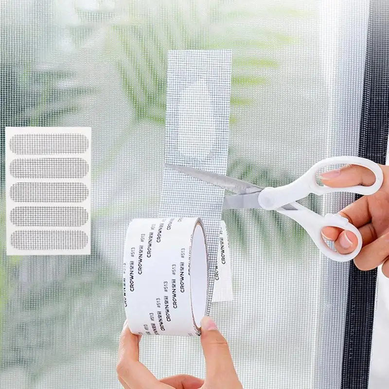 Window Mosquito Net Repair Tape Self-Adhesive Window Screen Repair Patch Strong Anti-mosquito Screen Door Repair Kit