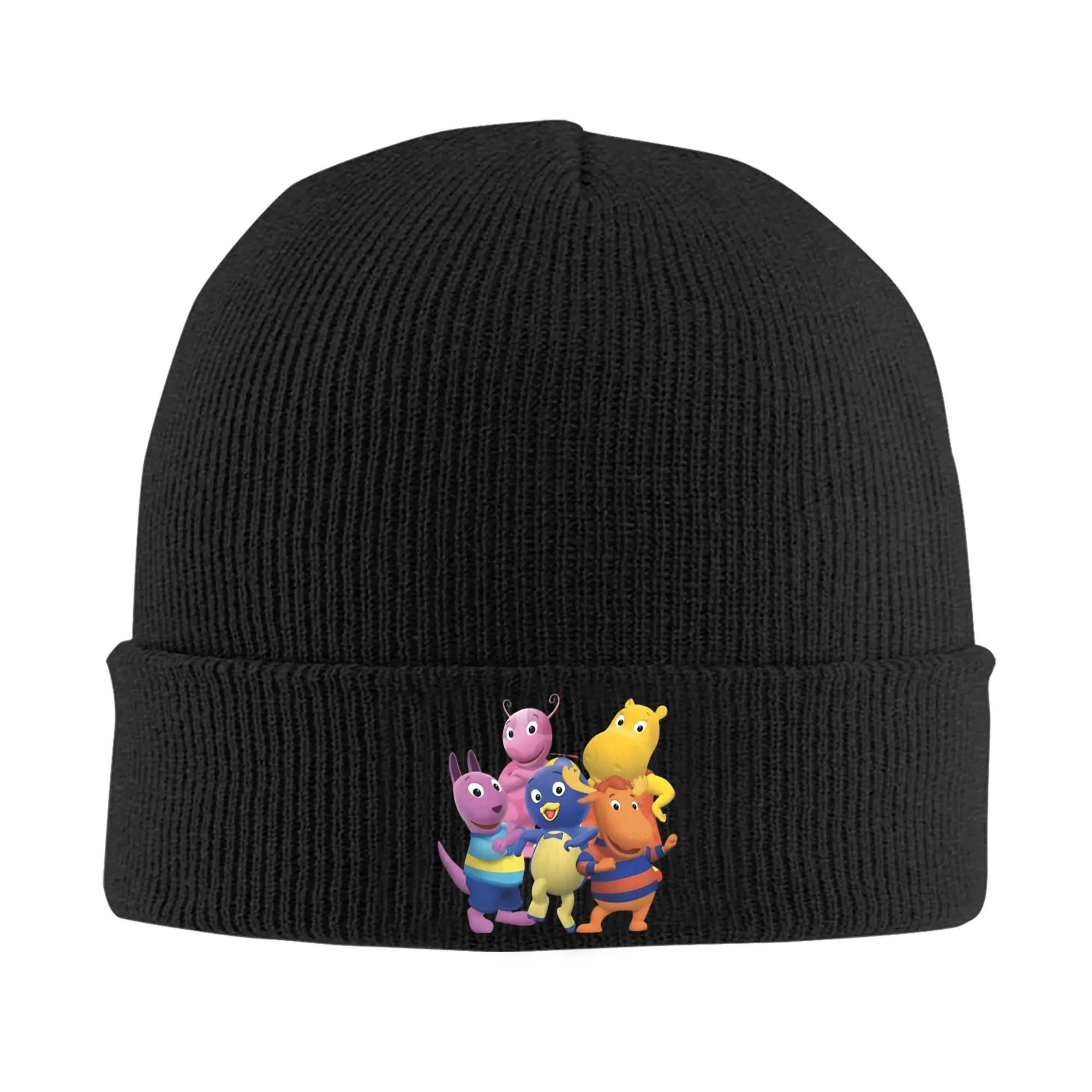 Pablo Backyardigans Knitted Hat for Women Men Skullies Beanies Winter Hats Acrylic  Warm Melon Cap