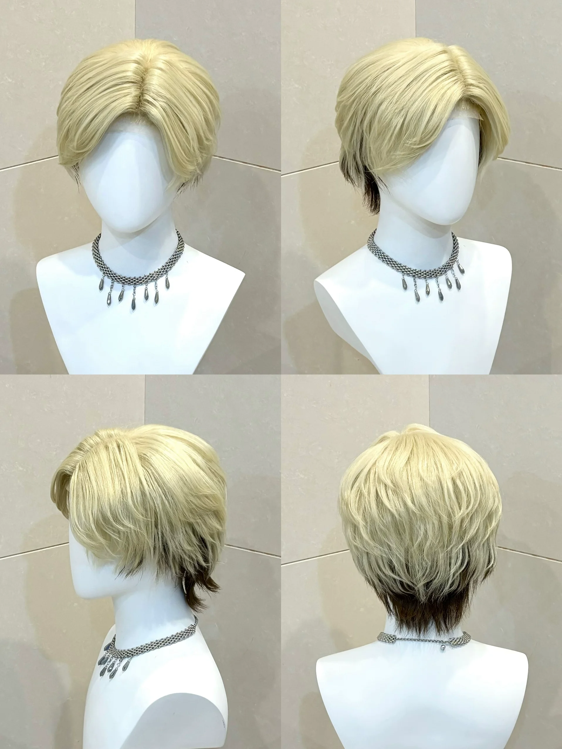Attack on Titan Erwin Smith Commander Cosplay Wig – Custom Styled Blonde Military Cut cos wig