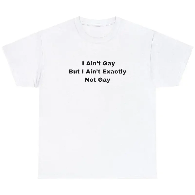 

Забавная футболка с мемом «Я гей, но я точно, а не гей», жарт ЛГБТК, подарочная футболка