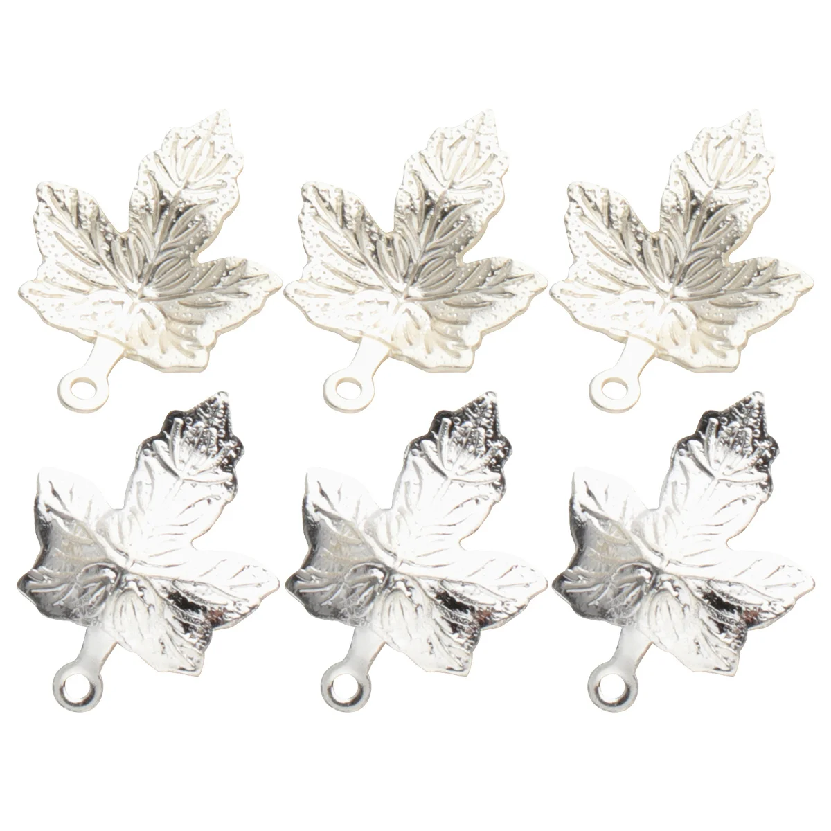 

6Pcs Delicate Leaf Pendant Handmade Copper Charm for DIY Jewelry Necklace Bracelet Keyring Cosplay Costume Accessory Gift