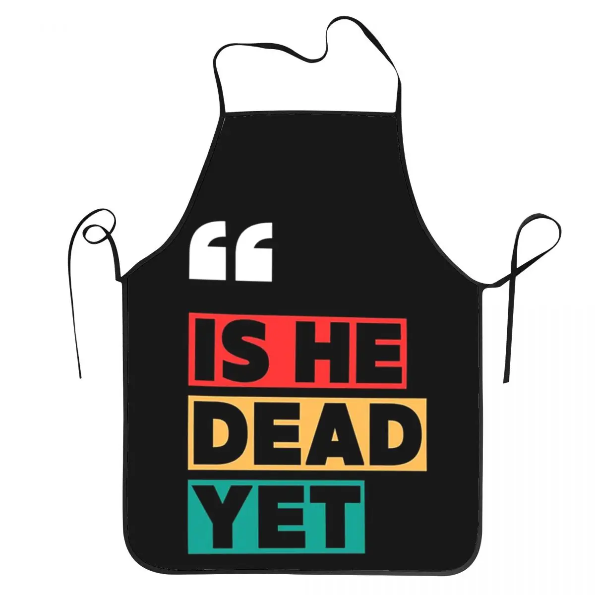 هل هو ميت بعد مآزر الشيف الطبخ المطبخ Tablier أكمام مريلة تنظيف المطبخ بينافور للنساء الرجال اللوحة #1