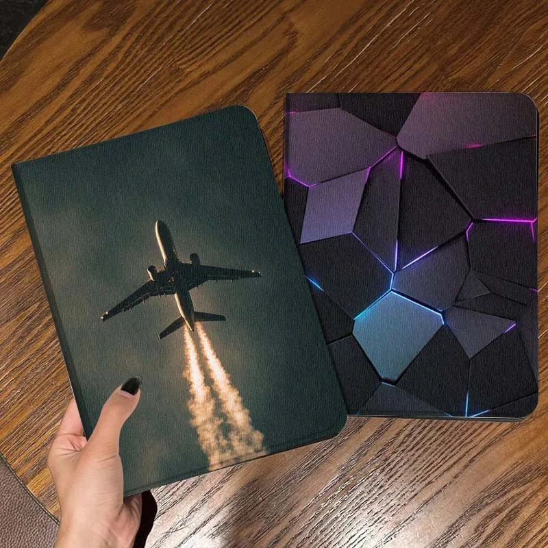 

Роскошный складной чехол из углеродного волокна для iPad Pro, Air, Mini 2, 3, 4, 5, 6, 7, 10.2, 9.7, 10.5, 11 (6-го, 7-го, 10-го, 11-го поколений) – отличный подарок