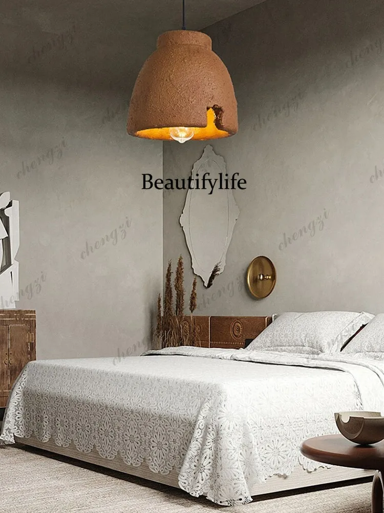 Japanese-style wabi wind chandelier dining room lamp dining table living room bar tea table study bedroom, lamp