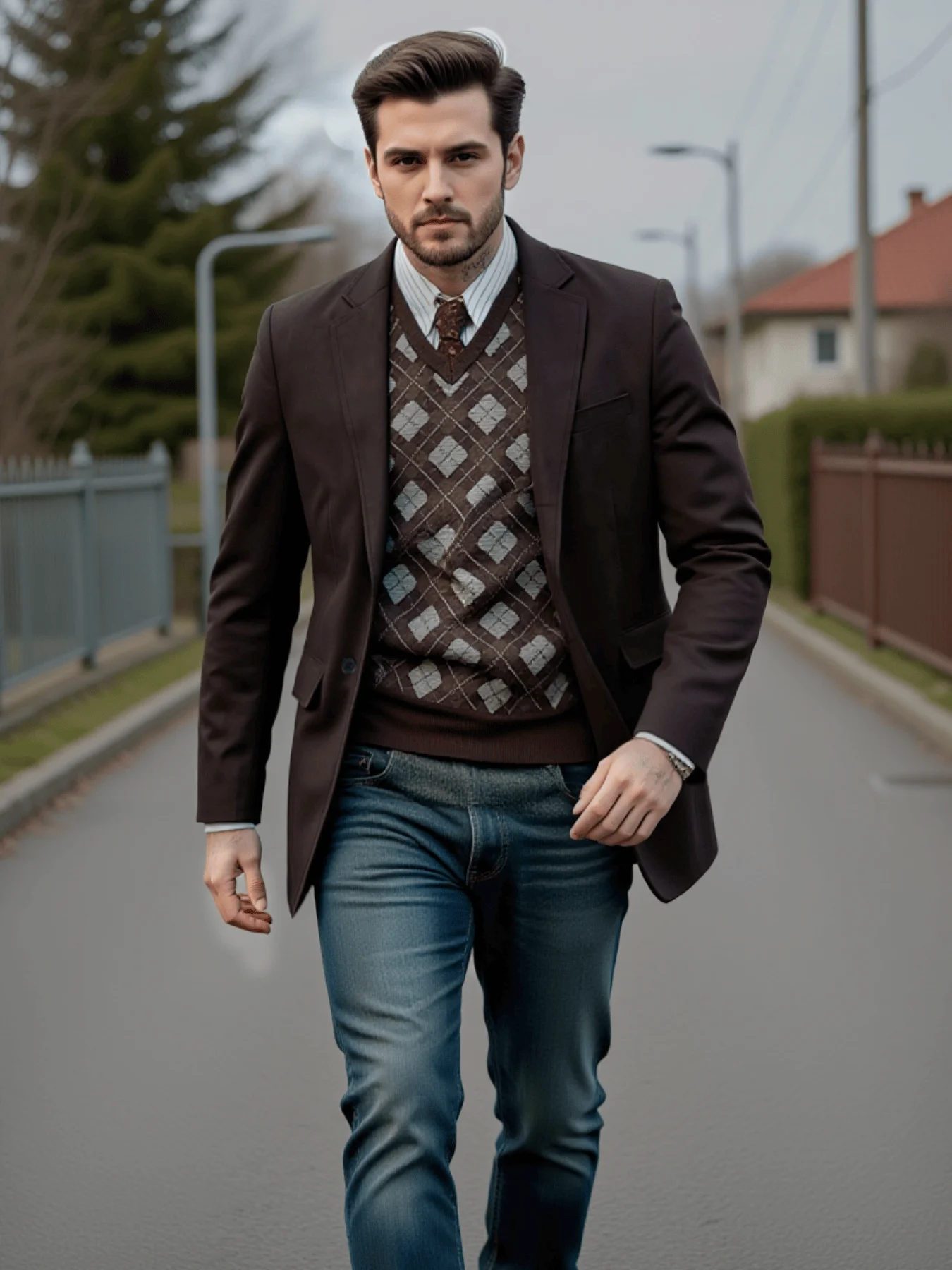 

Spring Men's Single-Breasted Jacket In European Fashion - Lightweight Casual Suit Autumn Wear With Urban Stylish Design