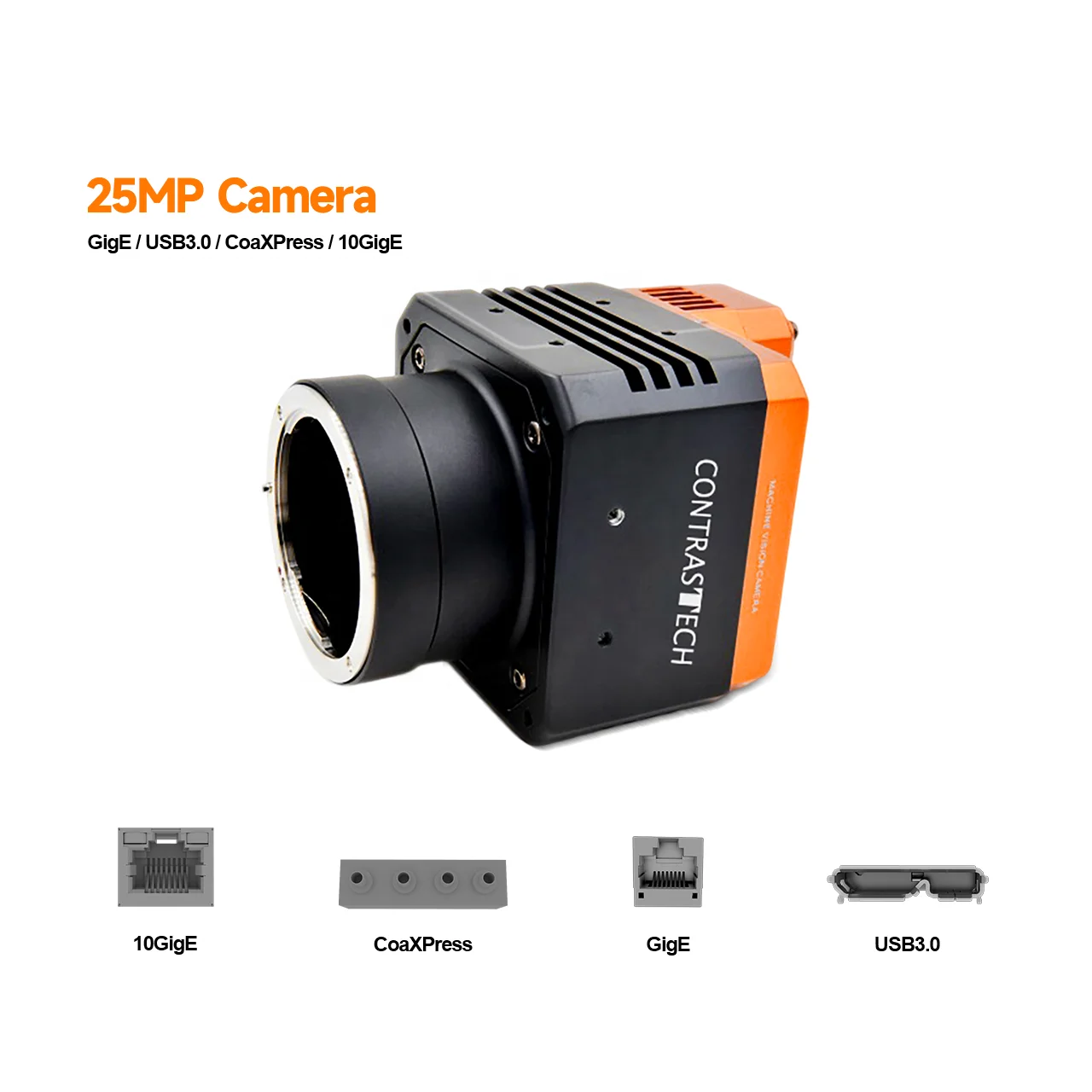 Hot Sale High Dynamic Range 25MP 150 Fps GMAX0505 1.1 Global CMOS High Resolution Camera for Visual Inspection Contrastech