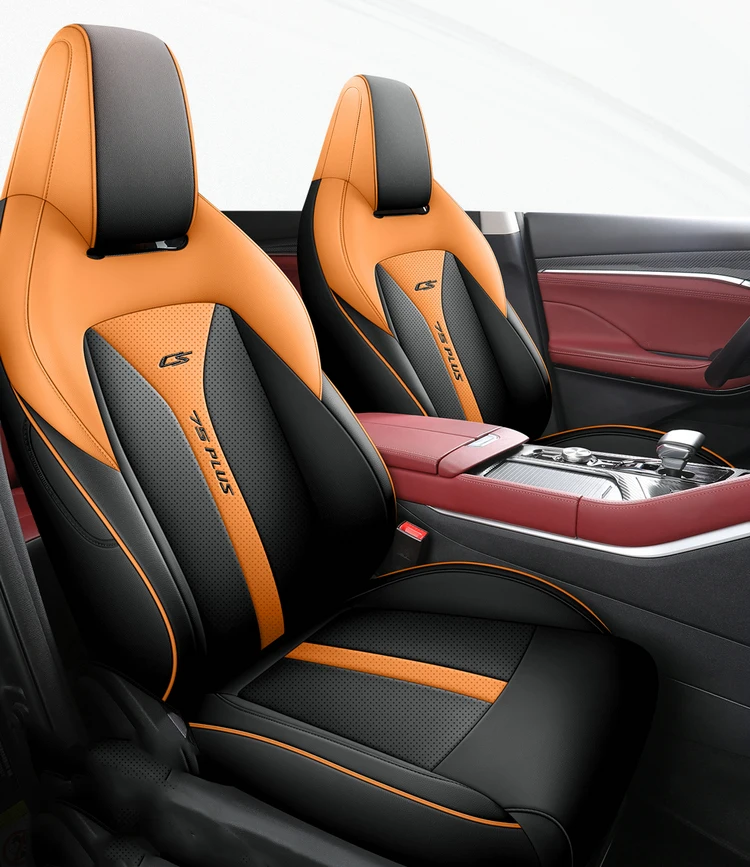 Custom Fit Seat Kits for 2020-2022 Changan CS75 PLUS Front Rear Full Set Seat Covers Durable Waterproof Quality Leather