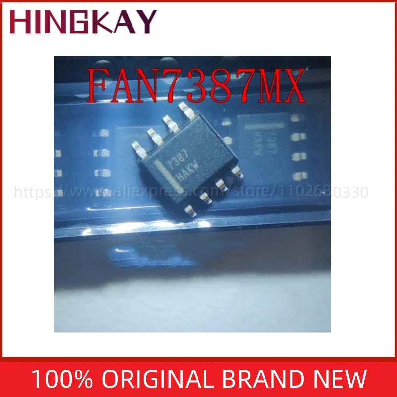 

10pcs/lot 100% New Imported Original FAN7387MX FAN7387 7387 SOP-8 Power IC Chip