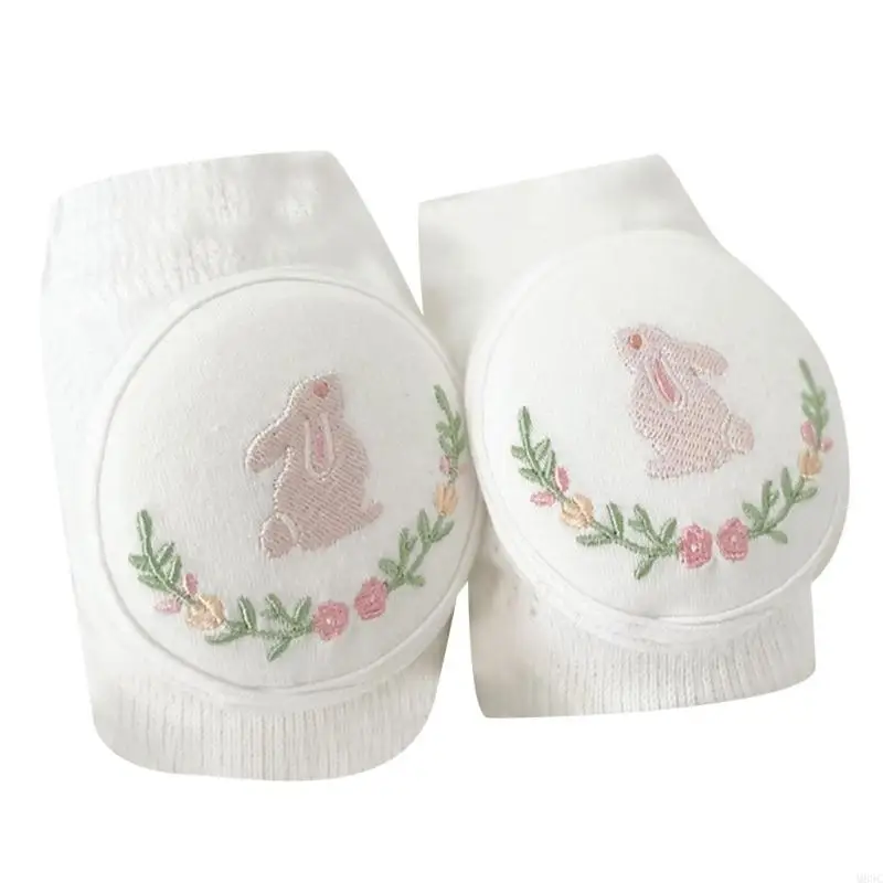 M89C 1 Pair Cotton Crawling Pads For Toddler Sweat Wicking Play Hour Protections