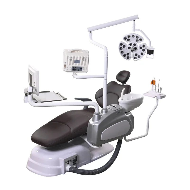 Best Price China Factory Dentist Equipment Unit Set  Chair for Hospital Clinic Furniture Medical Treatment Bed