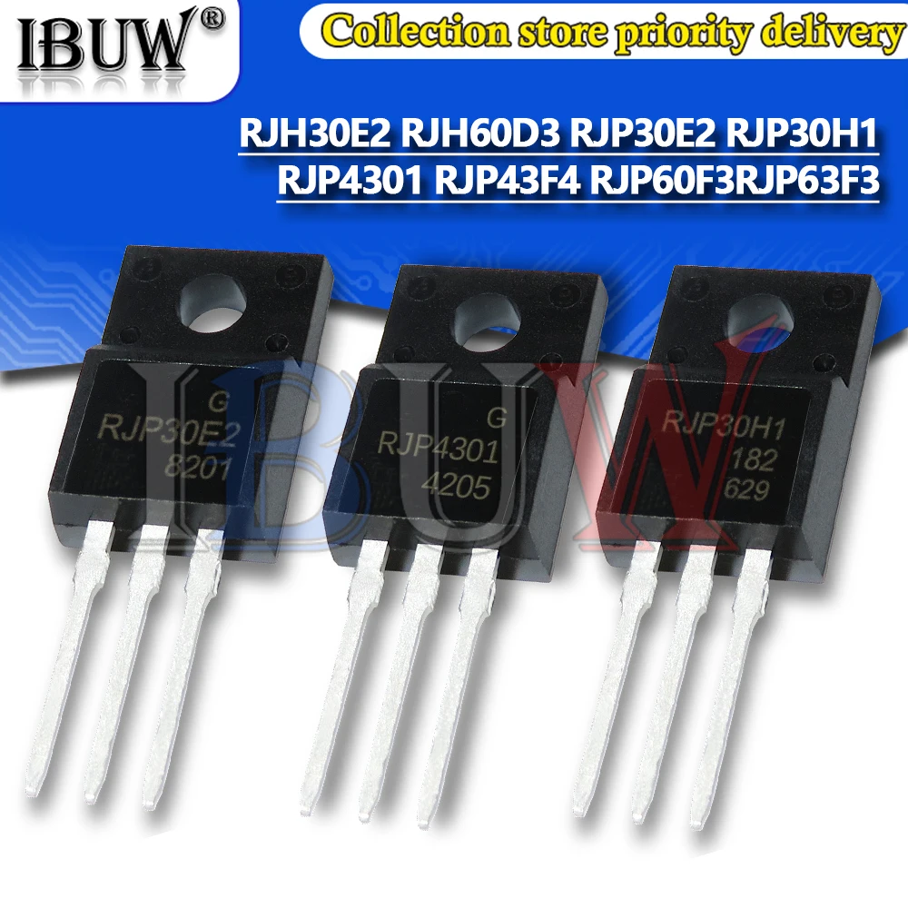 10 sztuk RJH30E2 RJH60D3 RJP30E2 RJP30H1 RJP4301 RJP43F4A RJP60F3 RJP63F3 RJP63F4A RJP63K2 SF10A400H TO220F TO-220F 30E2 30H1