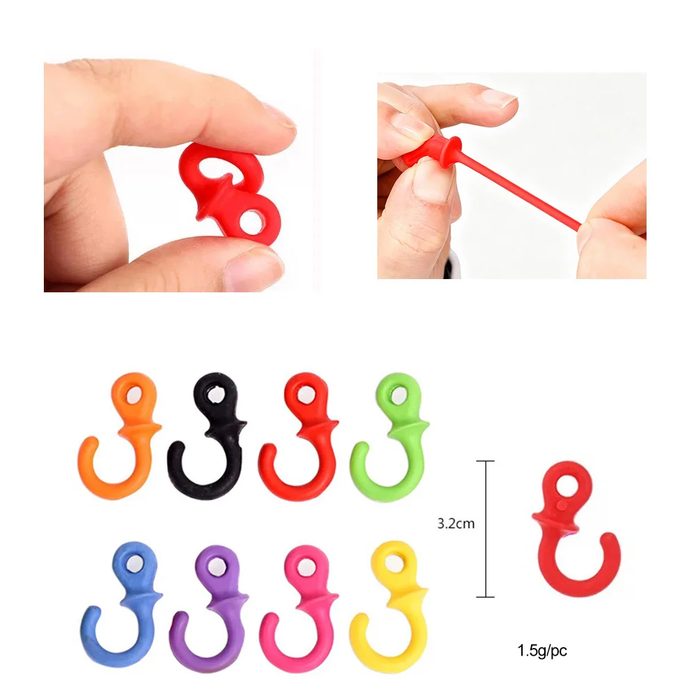 2PC/4PC Compound Bow String Stabilizer Damper Rubber Shock Absorption Vibration Reduction Target Archery Shooting Accessories