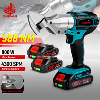 Electric Scissors 800W 4300SPM Metal Wool Cutting Tool Cordless Metal Plate Cutter Iron Scissors Cutter Tools For 21V Battery