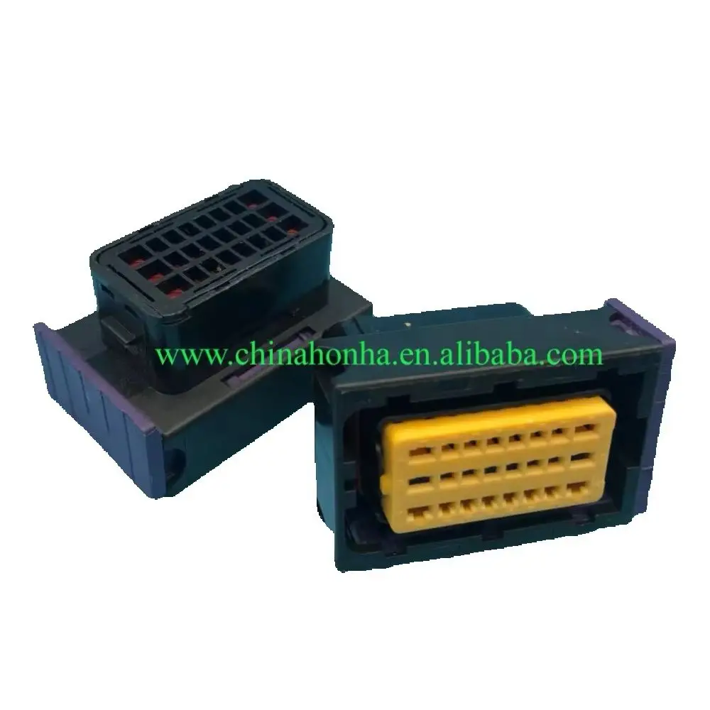 5/10/20 pcs/lots FCI ECU Connector 24 Pin 24 Way Female Housing Sealed Plug Socket connectors 211PC249S8005 black or grey color